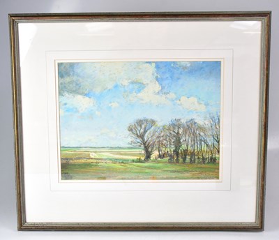 Lot 518 - MARGARET GLASS PS (born 1950); pastel, 'Spring,...