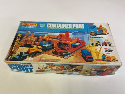 Lot 407 - MATCHBOX; a Container Port Playset, containing...
