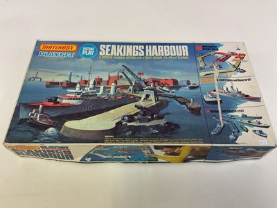 Lot 408 - MATCHBOX; a Sea Kings Harbour Playset, with...