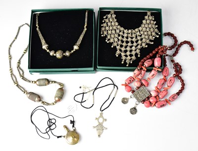 Lot 804 - A quantity of jewellery, to include a Turkish...