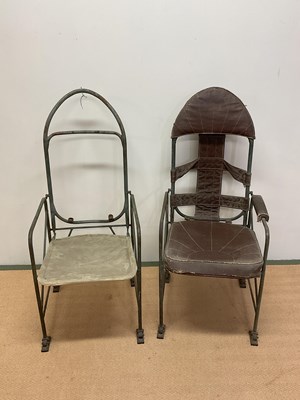 Lot 7 - Two pre war 1930s aircraft seats, believed to...