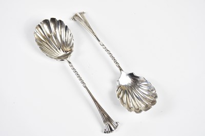 Lot 2525 - A Victorian cased pair of hallmarked silver...