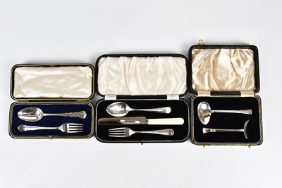 Lot 2324 - HENRY TATTON & SON LTD; a George V cased three...