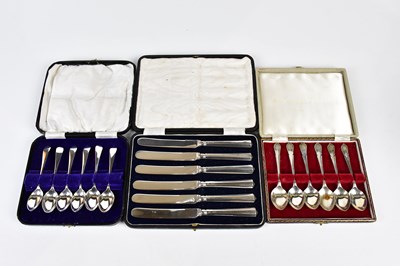 Lot 2339 - J B CHATTERLEY & SONS LTD; a cased set of six...