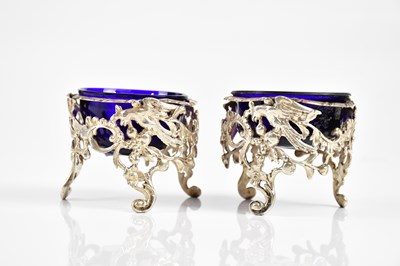 Lot 2521 - A pair of Victorian hallmarked silver table...