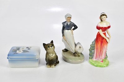 Lot 2720 - ROYAL COPENHAGEN; a figure of a Dutch girl...