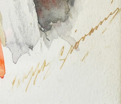 Lot 479 - UNATTRIBUTED; a pair of watercolour portraits...