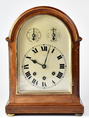 Lot 78 - A contemporary mahogany cased dome topped...