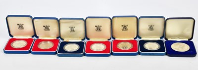 Lot 2567 - Four cased Elizabeth II silver proof Silver...