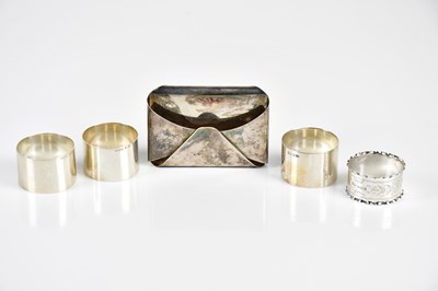 Lot 2493 - NEIL VINER; a pair of George V hallmarked...