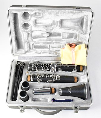 Lot 533 - ODYSSEY; a cased black ash-effect clarinet.
