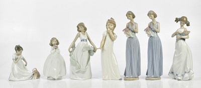 Lot 2716 - NAO; a collection of seven figures including...