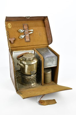 Lot 1282 - A 1940s cased picnic/camping set, including...