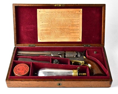 Lot 451 - COLT; a London made 1851 Navy pattern .36" six...