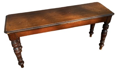Lot 15 - A late 19th/early 20th century mahogany window...