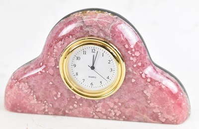 Lot 190 - A polished rose quartz and stone quartz...