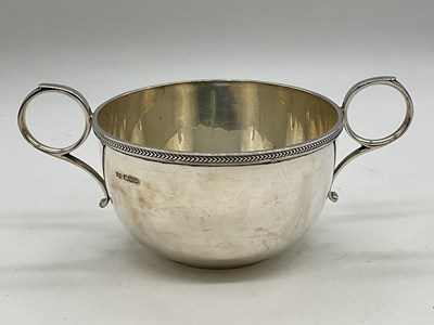 Lot 1084 - WALKER & HALL; a George V hallmarked silver...