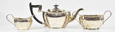Lot 2057 - VINERS; a George V hallmarked silver three...