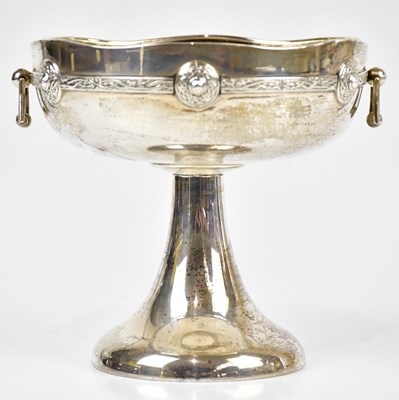 Lot 2374 - A George V hallmarked silver comport with drop...