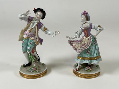 Lot 490 - A pair of late 19th century Continental...