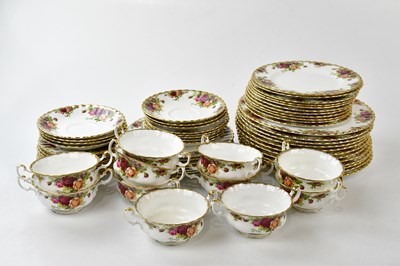 Lot 2826 - ROYAL ALBERT; a part tea and dinner service in...