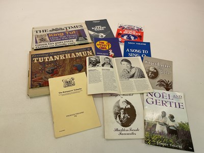 Lot 1371 - A small group of ephemera, including theatre...