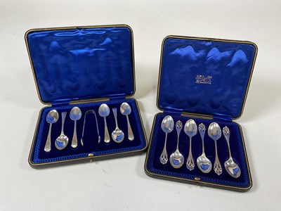 Lot 1063 - A cased set of six Edwardian hallmarked silver...
