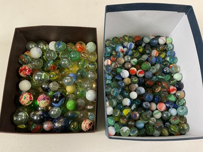 Lot 406 - A large collection of vintage marbles...