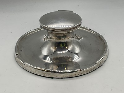 Lot 1070 - A George VI hallmarked silver capstan type...