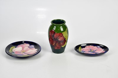 Lot 2359 - MOORCROFT; an ovoid vase decorated in the...