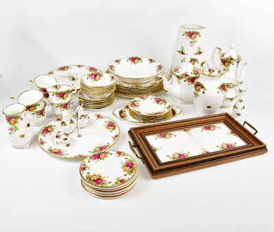 Lot 2838 - ROYAL ALBERT; a large collection of tea and...