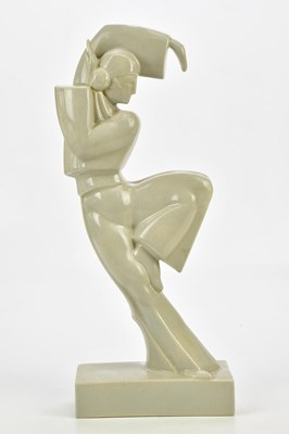 Lot 2183 - ROBJ; a large French Art Deco ceramic figure...
