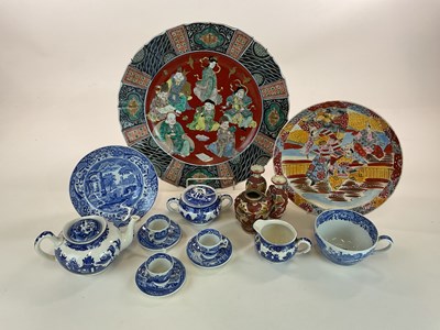 Lot 477 - A quantity of Japanese ceramics, including two...