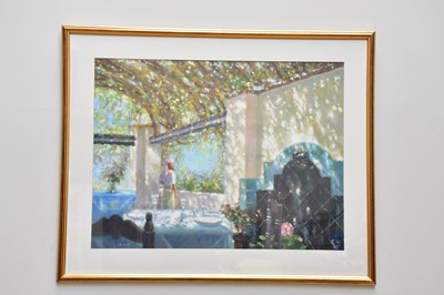 Lot 1704 - STEPHEN BEWSHER; oil, 'Girl in the Afternoon...
