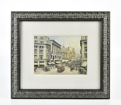 Lot 16 - J L CHAPMAN (20TH CENTURY); gouache, 'Oxford...