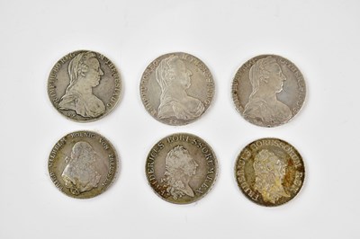 Lot 2615 - Three 1780 Maria Theresia silver coins, with...