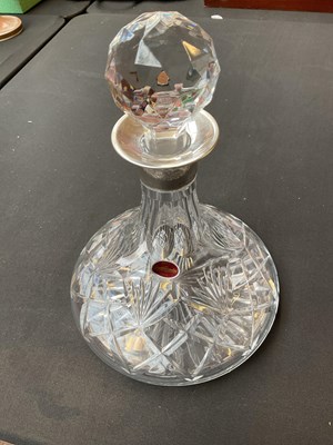 Lot 2646 - ROYAL BRIERLEY; a cut glass ship's decanter...