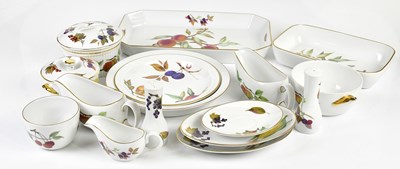 Lot 2849 - ROYAL WORCESTER; an extensive part tea and...