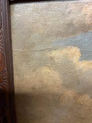 Lot 33 - N MOORE; 19th century oil on board, 'The...