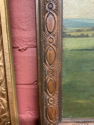 Lot 33 - N MOORE; 19th century oil on board, 'The...