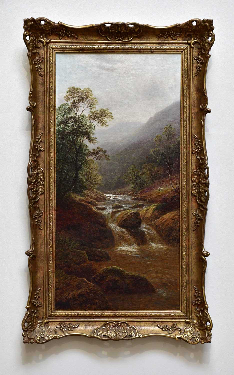 Lot 34 - WILLIAM MELLOR (1851-1931); oil on canvas, 'On...