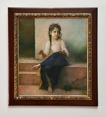 Lot 1795 - AFTER ADOLPHE BONGUEREAU; oil on canvas,...