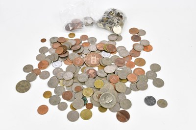 Lot 2600 - A small collection of coins comprising half...