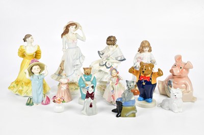 Lot 2722 - A collection of various ceramic figures...