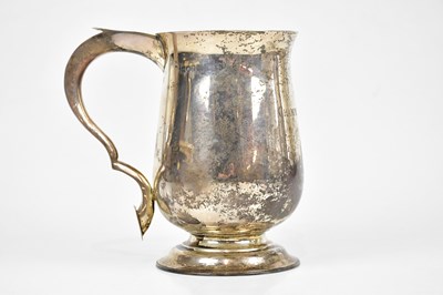 Lot 2100 - A late Victorian hallmarked silver mug of...