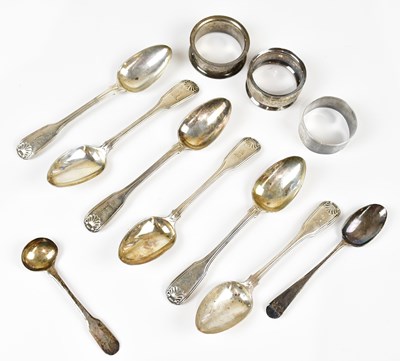 Lot 2286 - A set of six George IV hallmarked silver...