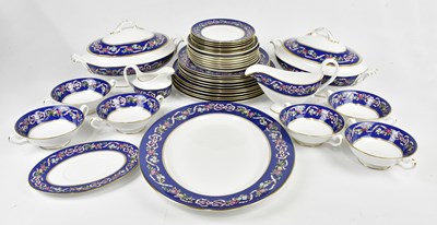 Lot 2829 - SPODE; a 'Ribbons and Roses' pattern part...