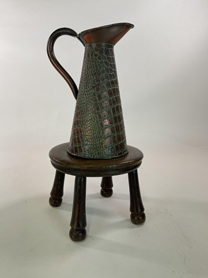 Lot 683 - JOHN SANKEY; a Birmingham copper jug, with...
