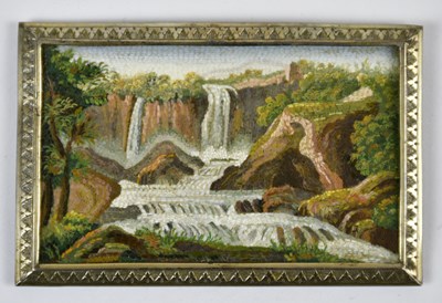 Lot 1315 - An early 19th century Italian micro mosaic...