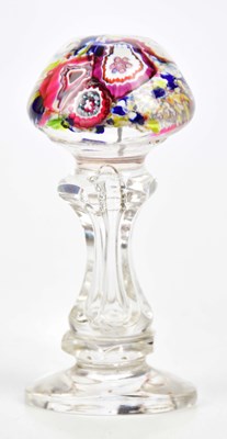 Lot 2623 - A late 19th/early 20th century glass seal with...